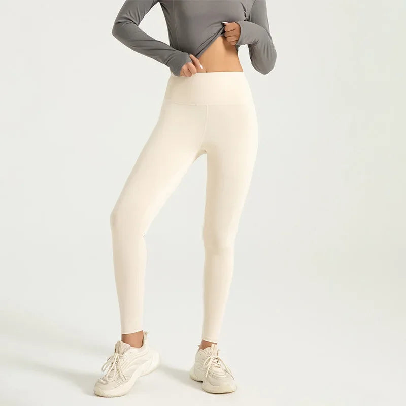 2025 New Sport Leggings for Women High Waist Yoga Leggings Soft Breathable Sports Tights Leggings Fitness Gym Elastic Pants Y2K