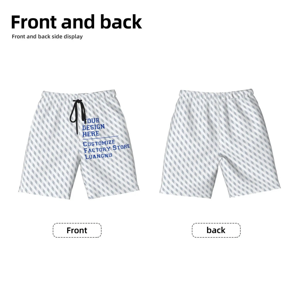 Customise Kids Shorts Summer Beach Children's Sport Shorts Custom Loungewear Trousers Boys Girls Pajama Pants Personalized Gifts
