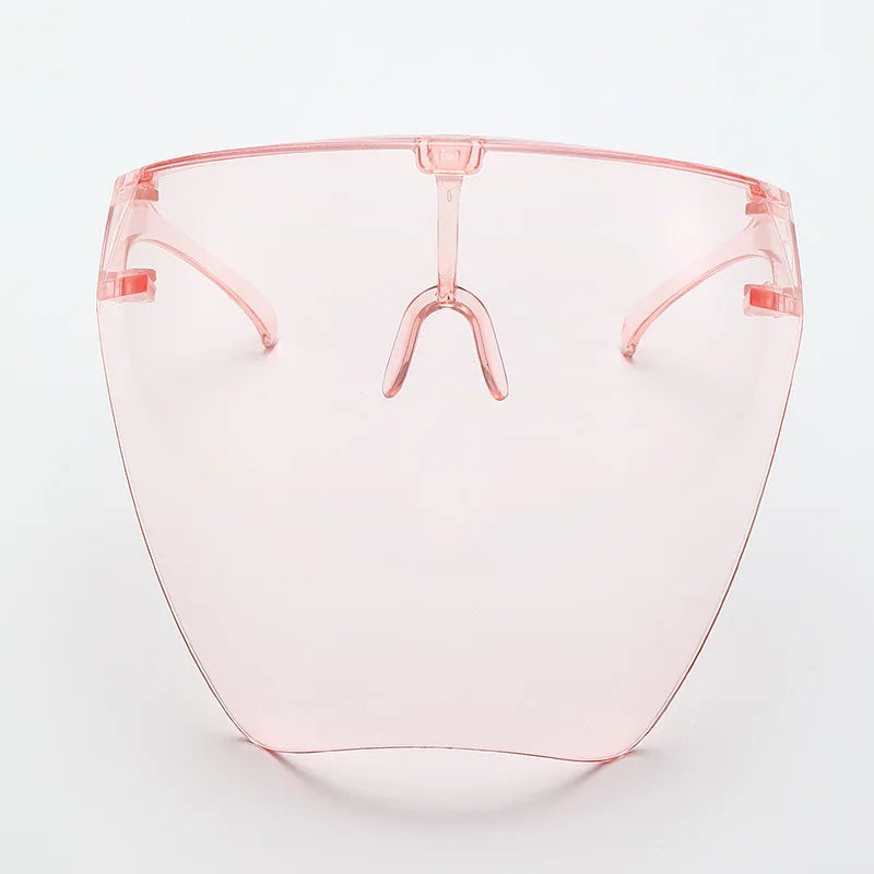 Full Face Sunglasses Mask Women Men Protective Faceshield Glasses Goggles Covered Spherical Lens Anti-Spray Cycling Sunglasses