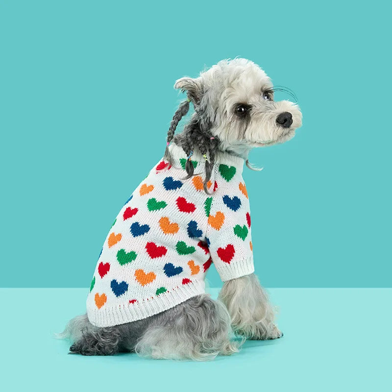 Autumn Winter Christmas Halloween Warm Pet Clothes Pet Dog Warm Sweater for Small Medium Dog Cat Puppy Chihuahua Pet Clothing