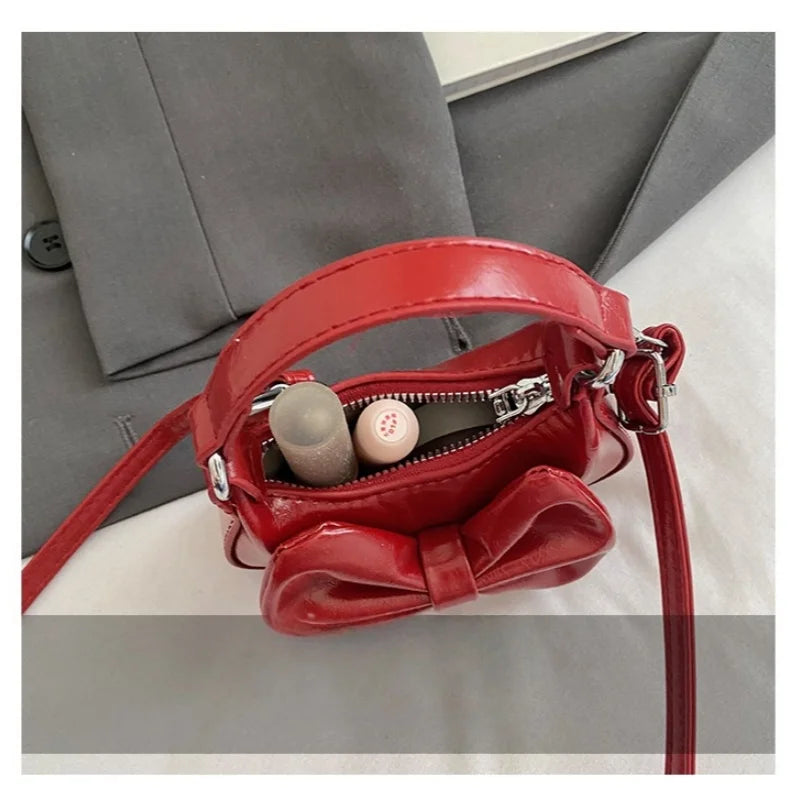 2026 New Kids Girls Cute Bowknot Handbag Fashion Crossbody Bag Detachable Strap Mini Shoulder Bag for Children Stylish Purse