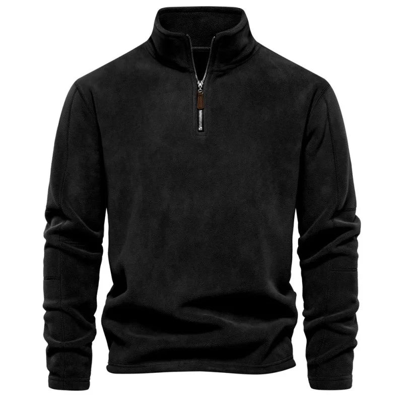 Hot Selling Men's Fashion Fleece Warm Long Sleeved Hoodie for Winter 2024, Daily Loose Casual Versatile Trend Hoodie