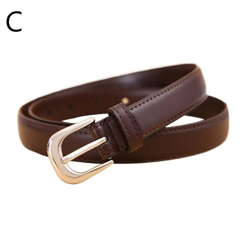 Fashion Dress Belt for Women Trendy Dress Belt Women's Trousers Belt Black Brown Waist Belts Strap for Dresses Belts for Lady