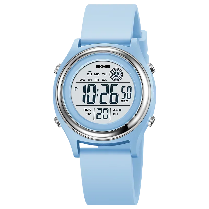 SKMEI 2094 Luxury Womens Digital Wristwatch Stopwatch Lady Waterproof Shockproof Back Light Countdown Watches for Women Reloj