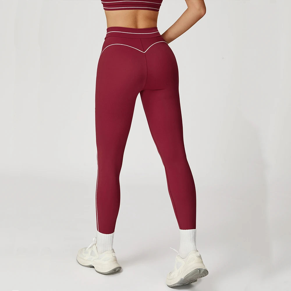 Yoga Leggings Women High Waist Gym Workout Leggings Fitness Yoga Pants Running Cycling Tights Breathable Sports Pants Sportswear