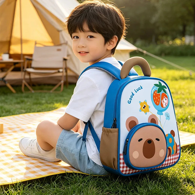 Kids Backpack for Preschool 2026 New Cute Toddler Girls School Bag Cartoon Print Children Kindergarten Backpack for Boys