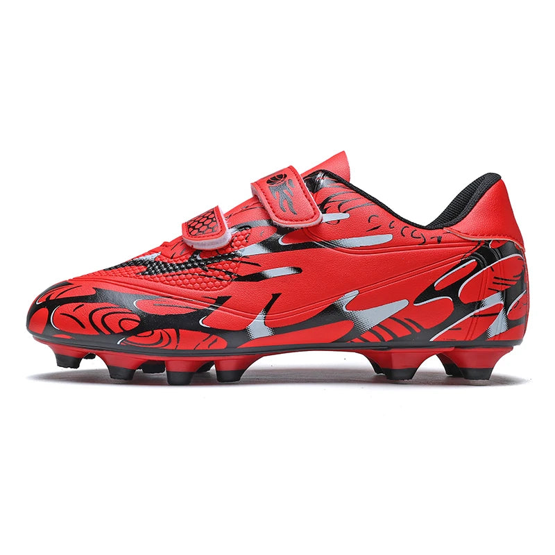 Children Football Shoes Professional Indoor Non Slip TF/FG Fast Grass Boys Match Wear Resistant Training Football Shoes for Kids