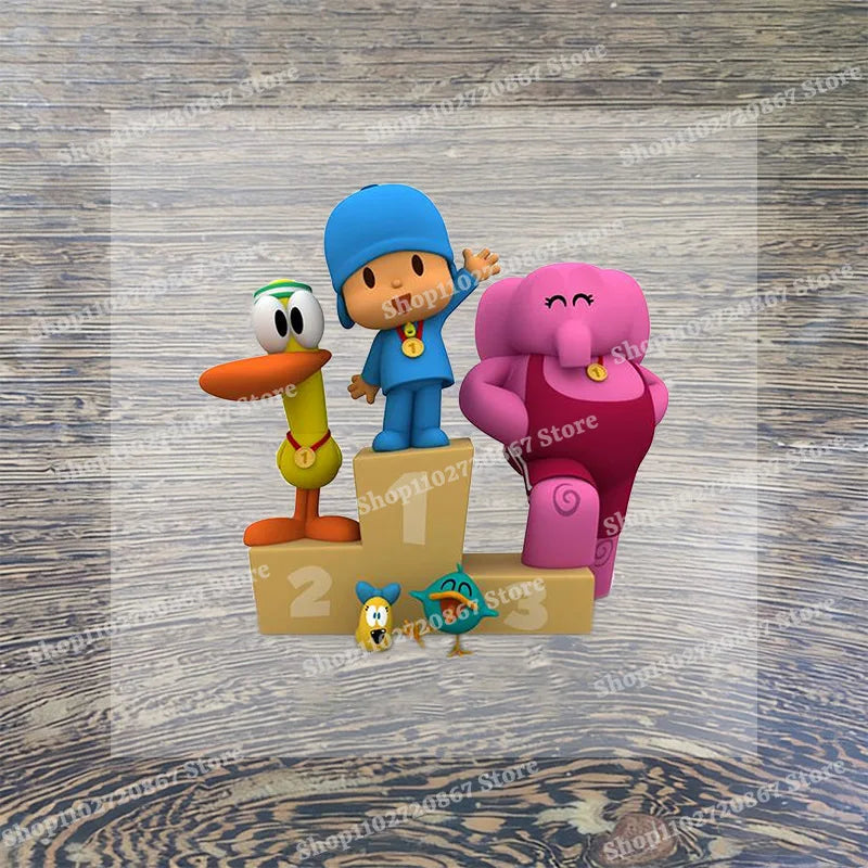 POCOYOS Children Knitted Hats Anime Character Print Knit Beanie Boys Girls Cartoon Winter Warm Caps Cute Thermal Hat Kids Gifts