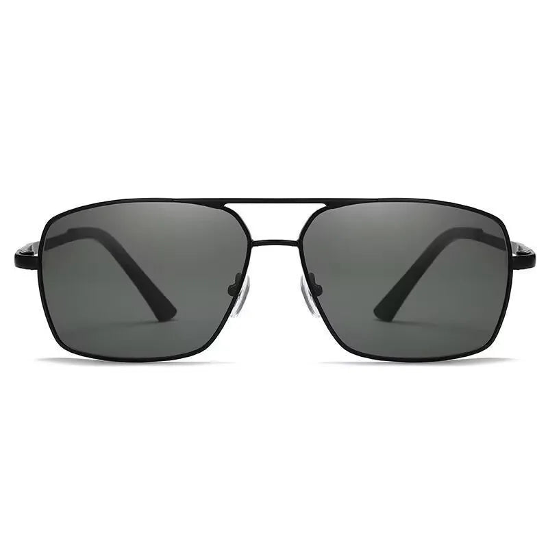 Myopia Sunglasses Men's Fashion Large Frame Myopia Glasses Double Beam Frame Driving Anti-glare High-definition Driving Glasses