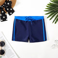 New 2025 Boys Trunks 4-12 Years Swimming Trunks For Boys Blue Children's Swimwear Kids Trunks Bathing Suit