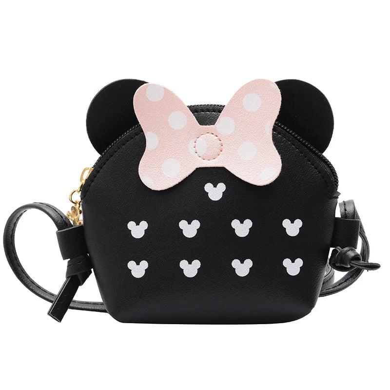 Girl's Cute Crossbody Bags Children Wallet Coin Purse Cute Cartoon Bow Shoulder Bag Kids Coin Pouch Bowknot Shoulder Bags