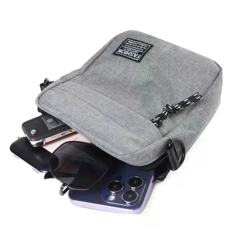 Men's Bag, Available In Single Shoulder Or Cross-body Design, Suitable For Daily Use During School. Made Of Nylon Material