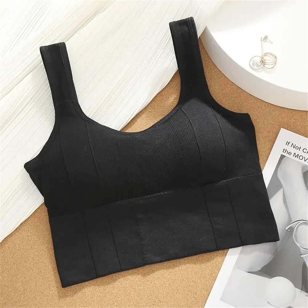 Sport Bra Sportswear Woman Gym Summer New Breathable Inner and Outer Wear Vest Women's No Steel Ring Gathered Sports Underwear