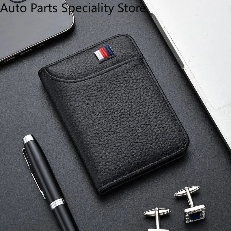 Men's Wallet Short Wallet Card Holder Fashion Thin Multi Card Business Soft Leather Wallet for Men Bolsa Feminina Coin Purse