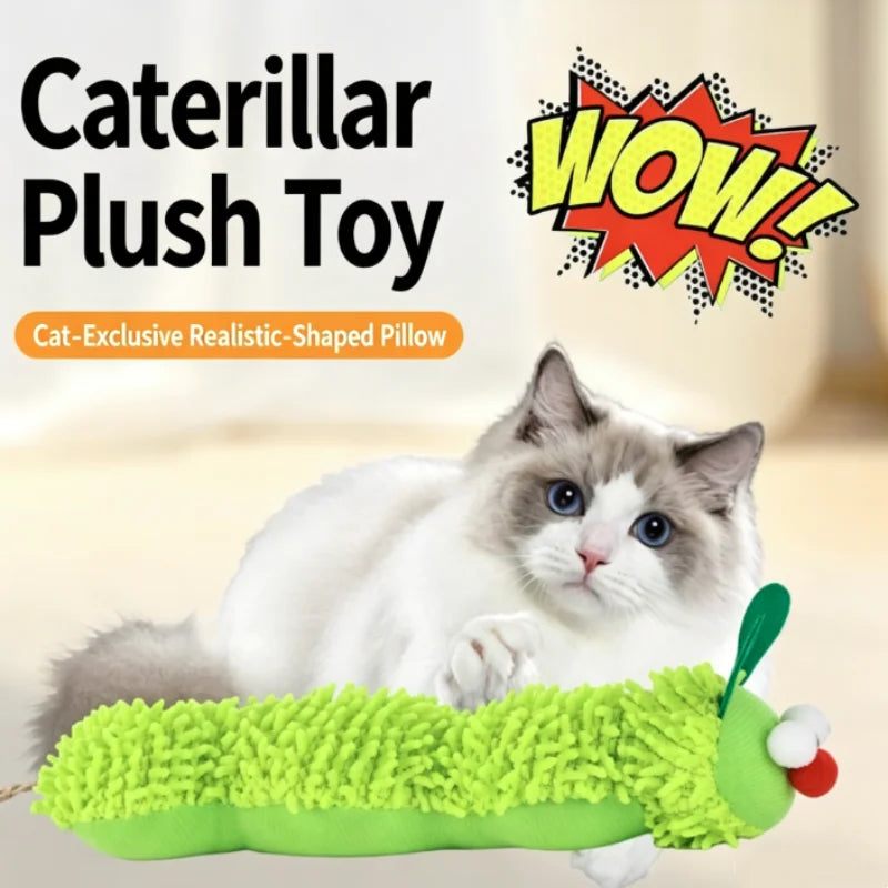 Pet Plush Cat Toy for Boredom Relief Scratch Bite Resistant Small Animal Playtime Accessory Self-Pleasure Amusing