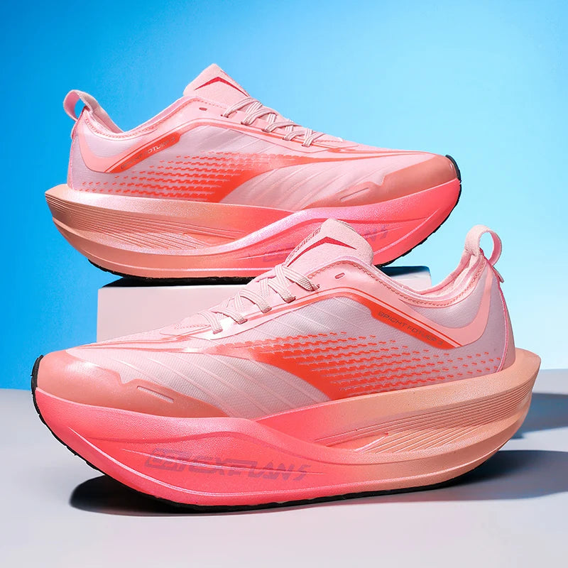 Running Shoes Men Marathon Speciality Sports Carbon Board Breathable Lightweight Women's Comfortable Athletic Nonskid Sneakers