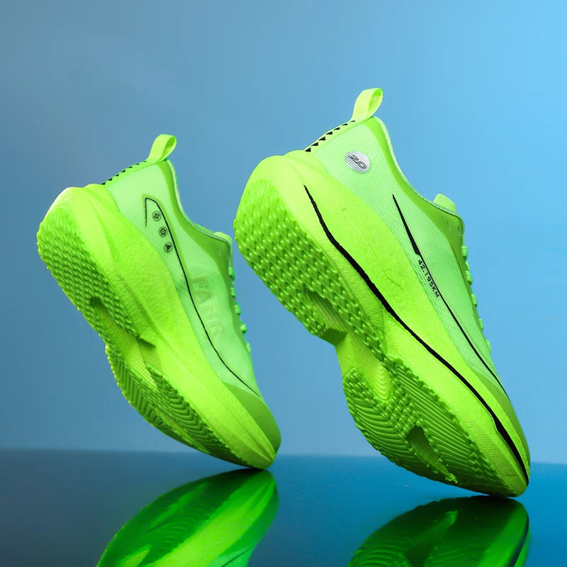 Marathon Sports Men Running Shoes Carbon Board Speciality Breathable Lightweight Women's Comfortable Athletic Nonskid Sneakers