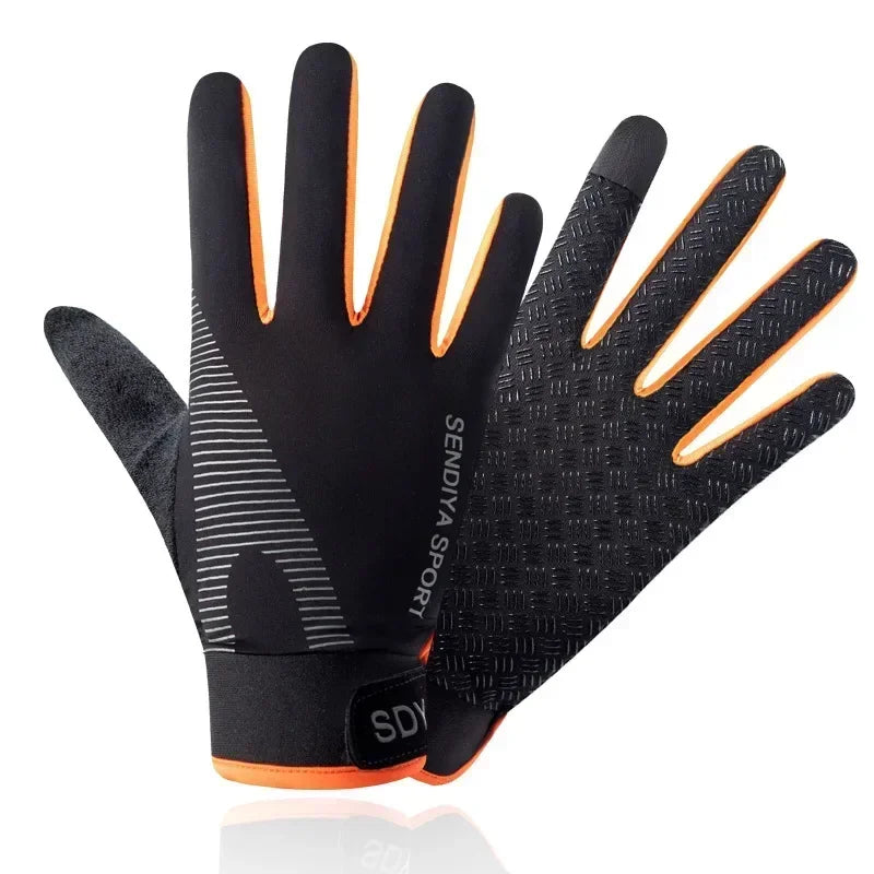 M/L/XL Men Cycling Gloves Full Finger Touch Screen Motorcycle Bicycle Mtb Bike Gloves Gym Training Outdoor Fishing Hand Guantes