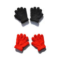 New 1-4Y Kids Gloves Winter Baby Plush Coral Gloves Toddler Full Fingers Cute Mittens Warm Windproof Glove For Boys Girls