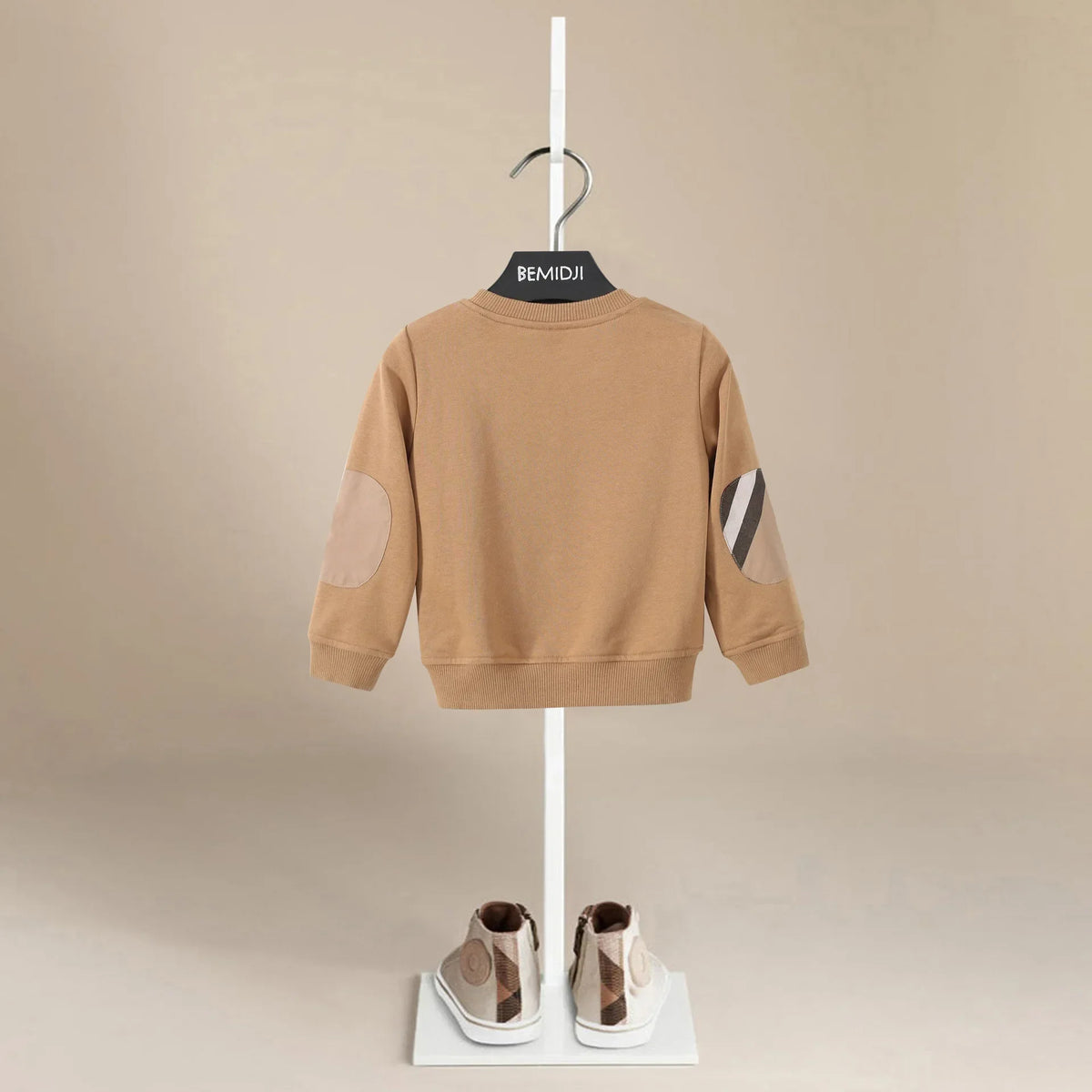 Children's Spring Autumn Sweatshirts Girl Kids Red Tshirt Cotton Pullover Tops for Baby Boys Autumn Solid Color Clothes 2-9Years