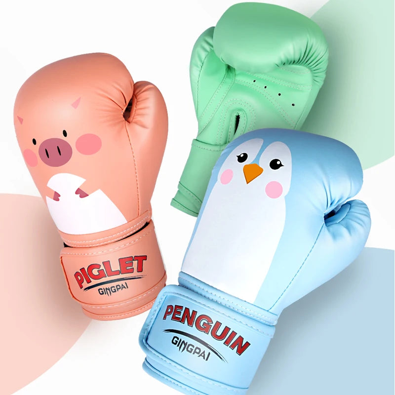 Children Boxing Gloves Kids Muay Thai Gloves Boys Girls Free Fight Kickboxing Glove MMA Sanda Karate Punching Training Equipment