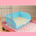 Large Rabbit Litter Box Litter Tray Toilet Pet Toilet Litter Bedding Box Potty for Ferret Bunny Small Animal