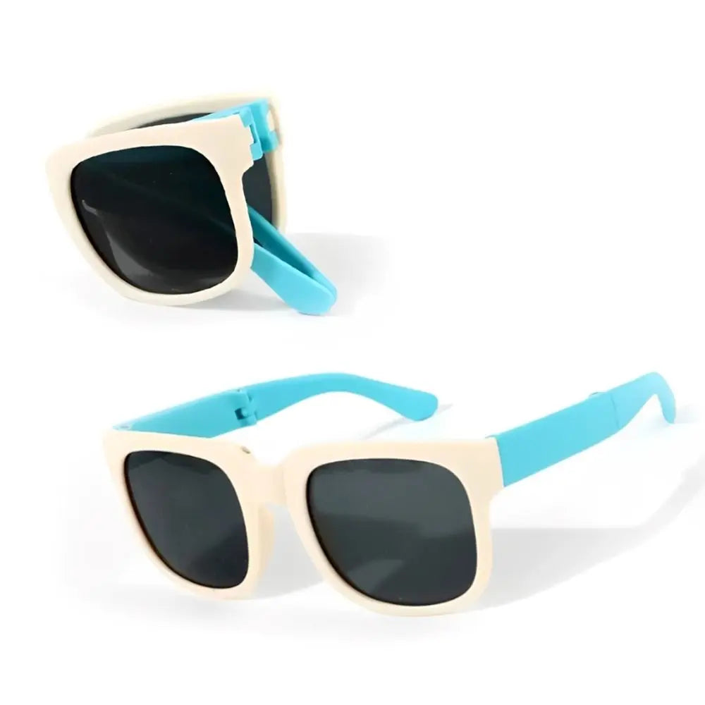 Fashion Square Frame Kids Sunglasses Fashion UV 400 Outdoor Foldable Sunglasses Children Eyewear for Toddler Boys and Girls