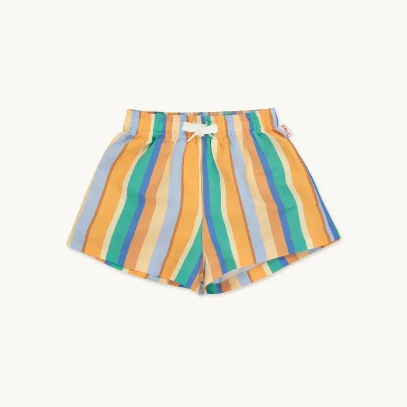 OUYANG&IVAN Kids Swimwear Sets 2025 New Summer TC Boys Girls Cute Print Swimming Suits Bikini Sets
