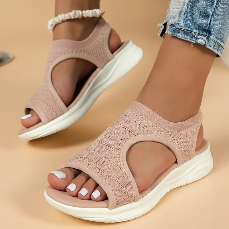 Orthopedic Sandals for Women in Summer, Comfortable Hiking, Non Slip Sports Sandals, Wide Footed Outdoor Leisure, Mesh Sandals