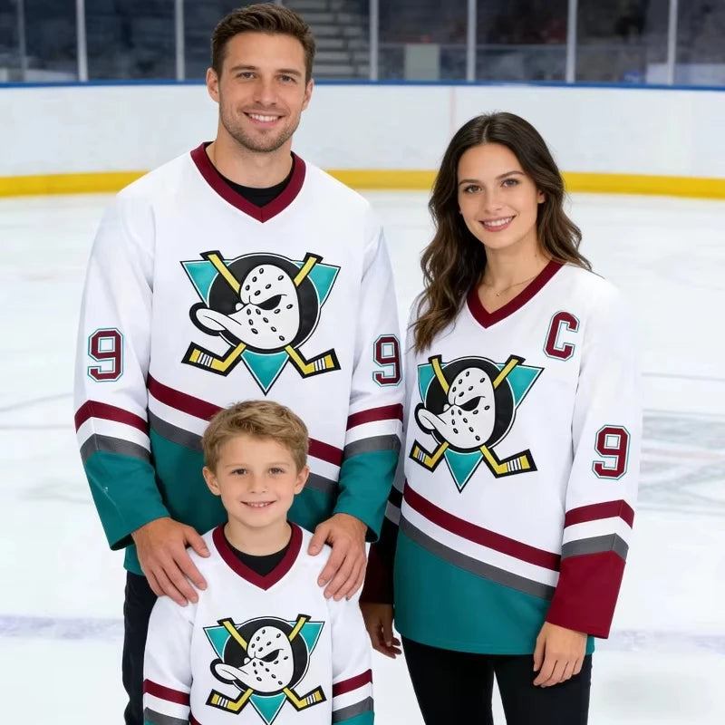 2026 Kid Best-Selling Hockey Long-Sleeved 3D Printed Breathable Moisture-Wicking Long-Sleeved T-Shirt Style Baby-Parent Clothing