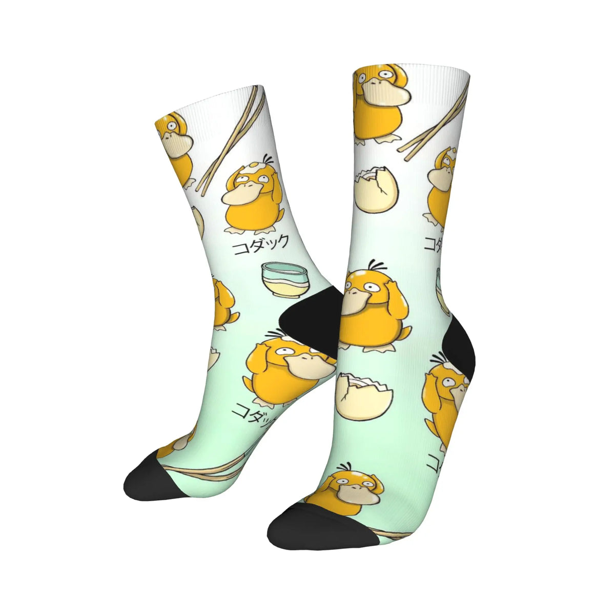 Happy Funny Male Men Socks Harajuku P-Pokemons Bulbasaur Sock Skateboard Women's Stockings Spring Summer Autumn Winter