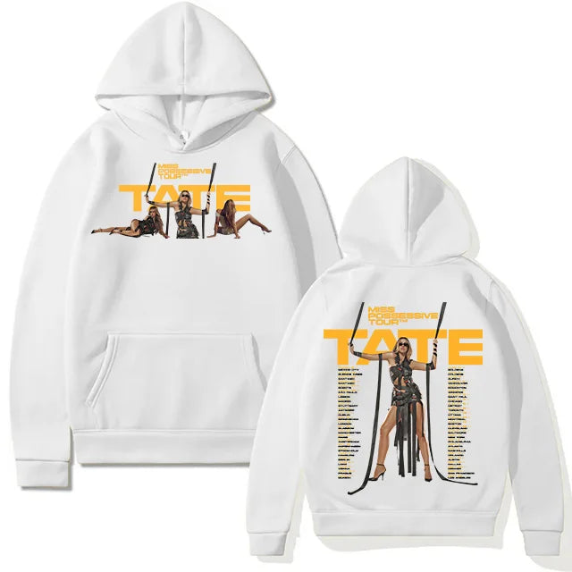 Tate McRae Miss Possessive Tour 2025 Hoodie Men Women Clothes Fashion New Sweatshirts Oversized Pullover Trendy Y2K Casual Hoody
