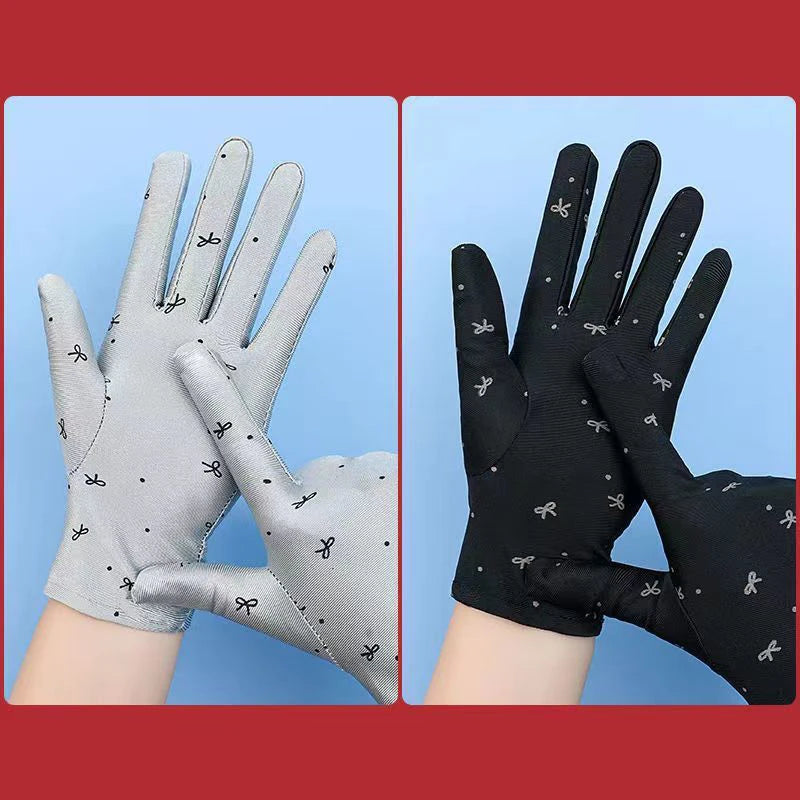 Summer Gloves for Women: Breathable Driving Mitten, Sunscreen Protection, for Girls.