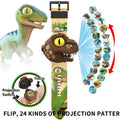 Children Watches Dinosaur 24 Projection Patterns Toys for Boy T-rex Projection Cartoon Watch Clock Kids Christmas Gift