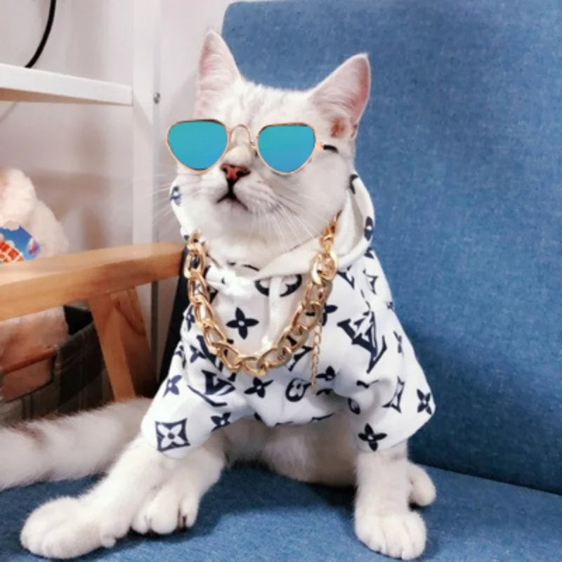 Pet Accessories Cat Glasses Non-slip Kitten Glasses Small Dog Sunglasses Puppy Kitty Cat Sunglasses Cosplay Costume Photos Props