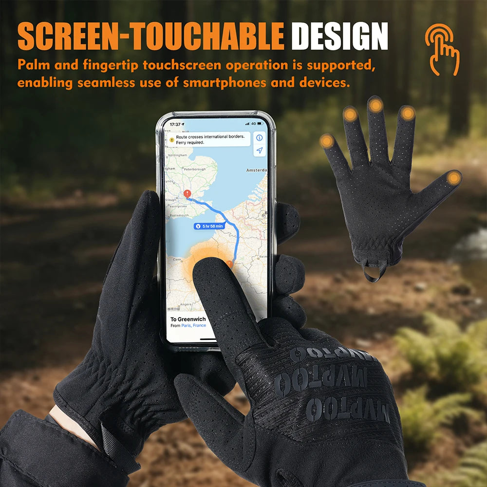Men Touch Screen Full Finger Gloves Lightweight Outdoor Sport Hiking Camping Hunting Combat Paintball Tactical Cycling Equipment
