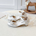 2026 Children High-heel Shoes for Girls Spring New Fashion Korean Style Soft Bottom Anti-slippery Versatile Princess Dress Shoes