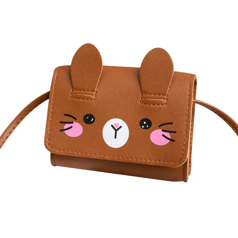 Children's Mini Handbags Cute Kids Coin Purse Wallet Fashion Princess Baby Girls PU Leather Small Shoulder Crossbody Bag NEW