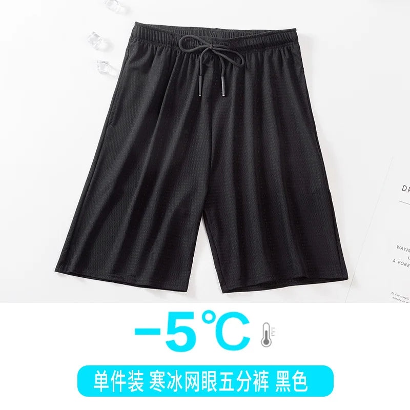 2025 NEW Fitness Sports Shorts Man Summer Gyms Workout Male Breathable Mesh Shorts Quick Dry Beach Short Pants Men Sportswear