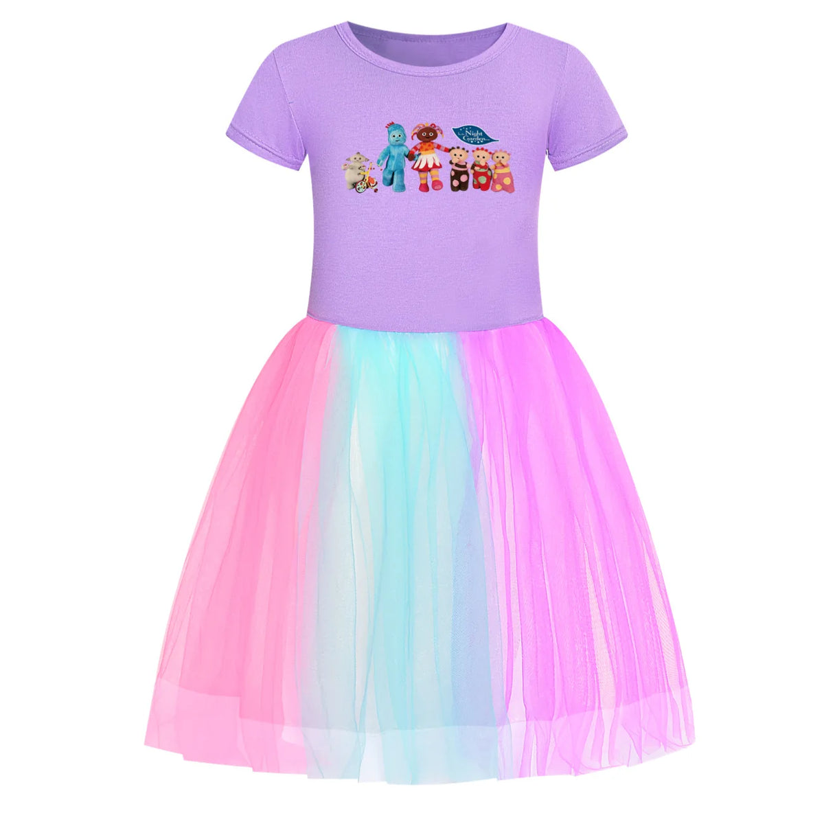 In The Night Garden vestido Kids Carnival Cosplay Dress Baby Girls Lace Casual Dresses Children Birthday Party Halloween Costume