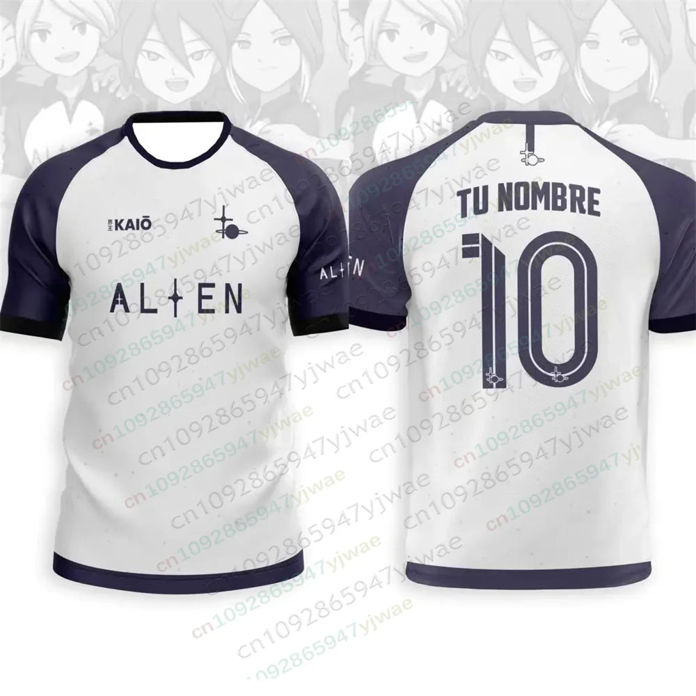 Kid's Football Jersey Japanese Animation T-shirt Inazuma Eleven  Short-sleeved Summer Outdoor Training Sports Tee Adult T-shirt
