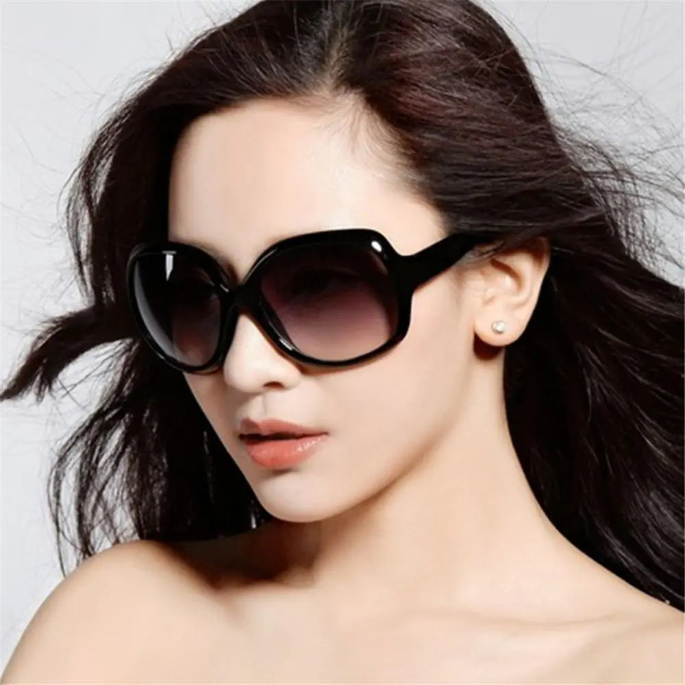 New Shades Sunglasses for Women Square UV 400 Vintage Eyewear Elliptical Frame Oversized Sunglasses for Women & Men