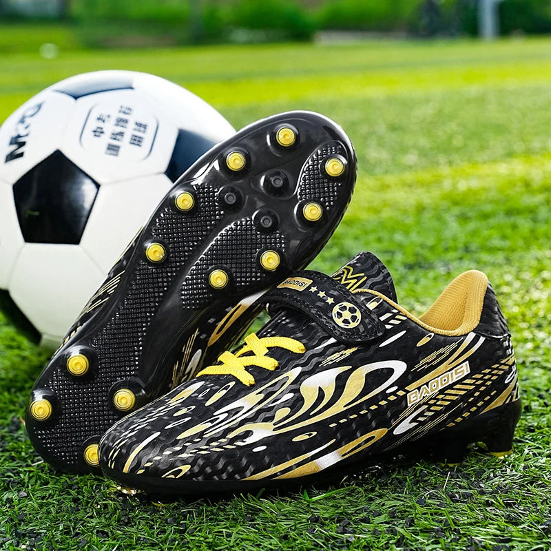 Kids Soccer Cleats Boys Girls Training Football Cleats Youth Soccer Shoes for Little/Big Professional Athletic Outdoor Football
