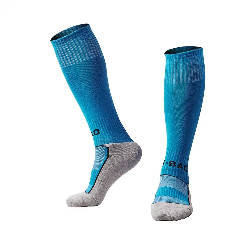 Kids Soccer Socks Boys Girls Knee High Long Sport Compression Football Socks Youth Big Children 3-7 8-13 Years Old