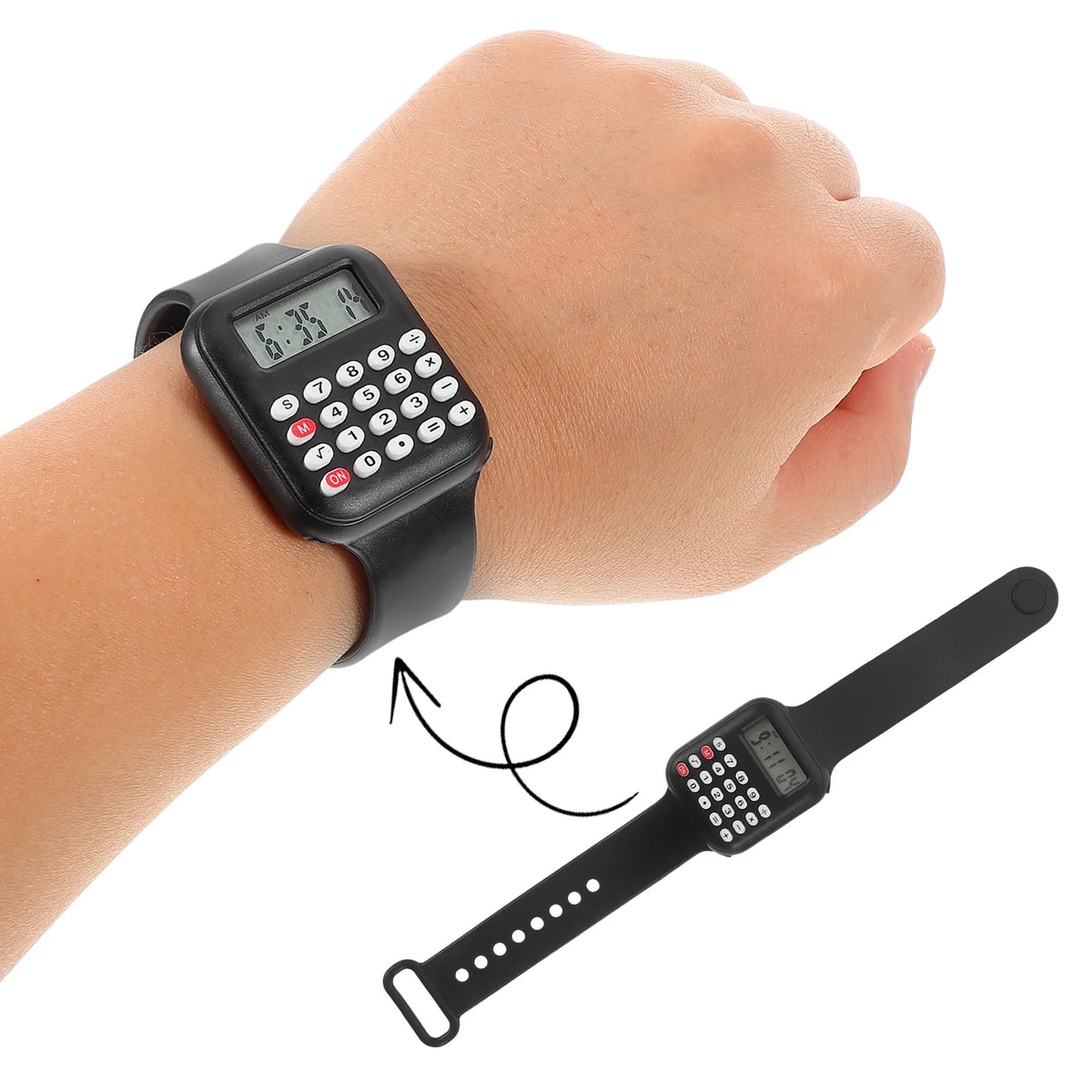2 Pcs Calculator Watch  Childfriendly Calculator Wrist Watch  for Toddlers Fun Learning Tool  Kids Watches for Girls boys use