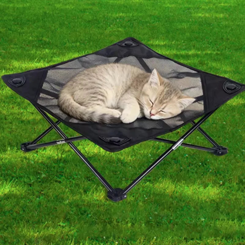 Foldable Pet Travel Bed Soft Sleeping Nest Cushion All Seasons Indoor Outdoor Small Medium Pets Portable Travel Bed