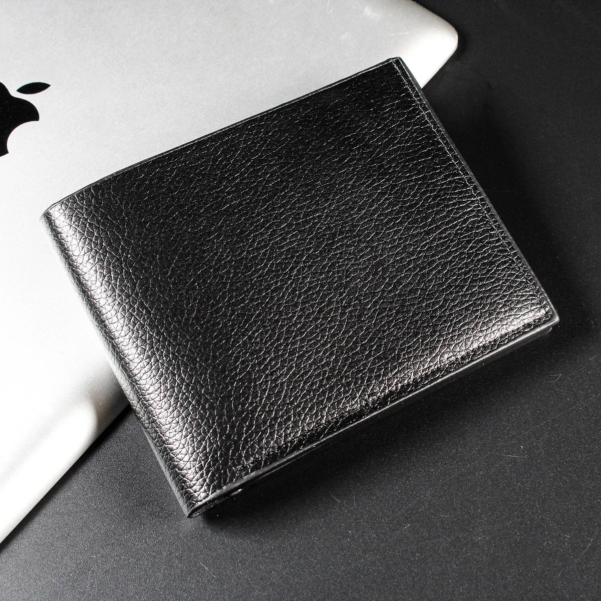 Men Short Soft Pu Leather Wallets Vintage Thin Male Credit Card Holder Black Small Money Purses Large Capacity Card Holder Bag