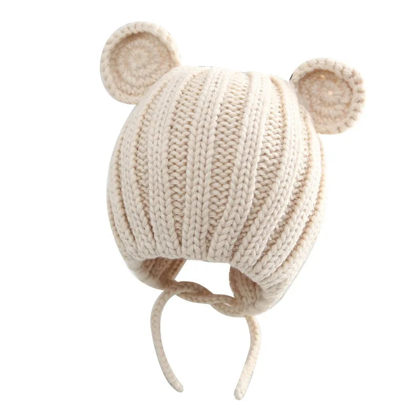 Girls Boys Cap Kids Beanie Infant Hat New Children Baby Cap Soft Warm Hat Beanies 6-24 Months