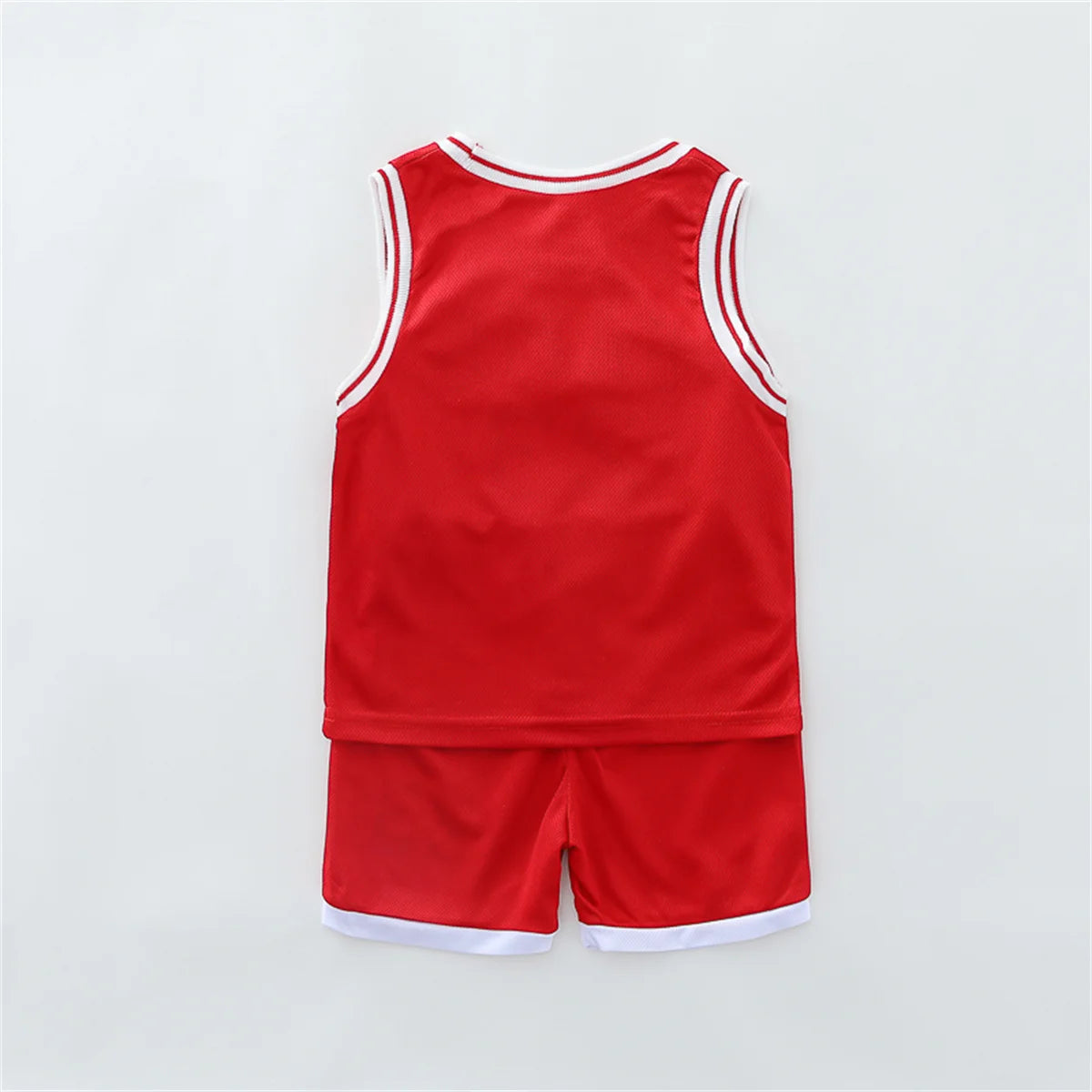 Children's Summer Basketball Suit Vest And Shorts Two-Piece Set Comfortable Lightweight Clothing for Kids