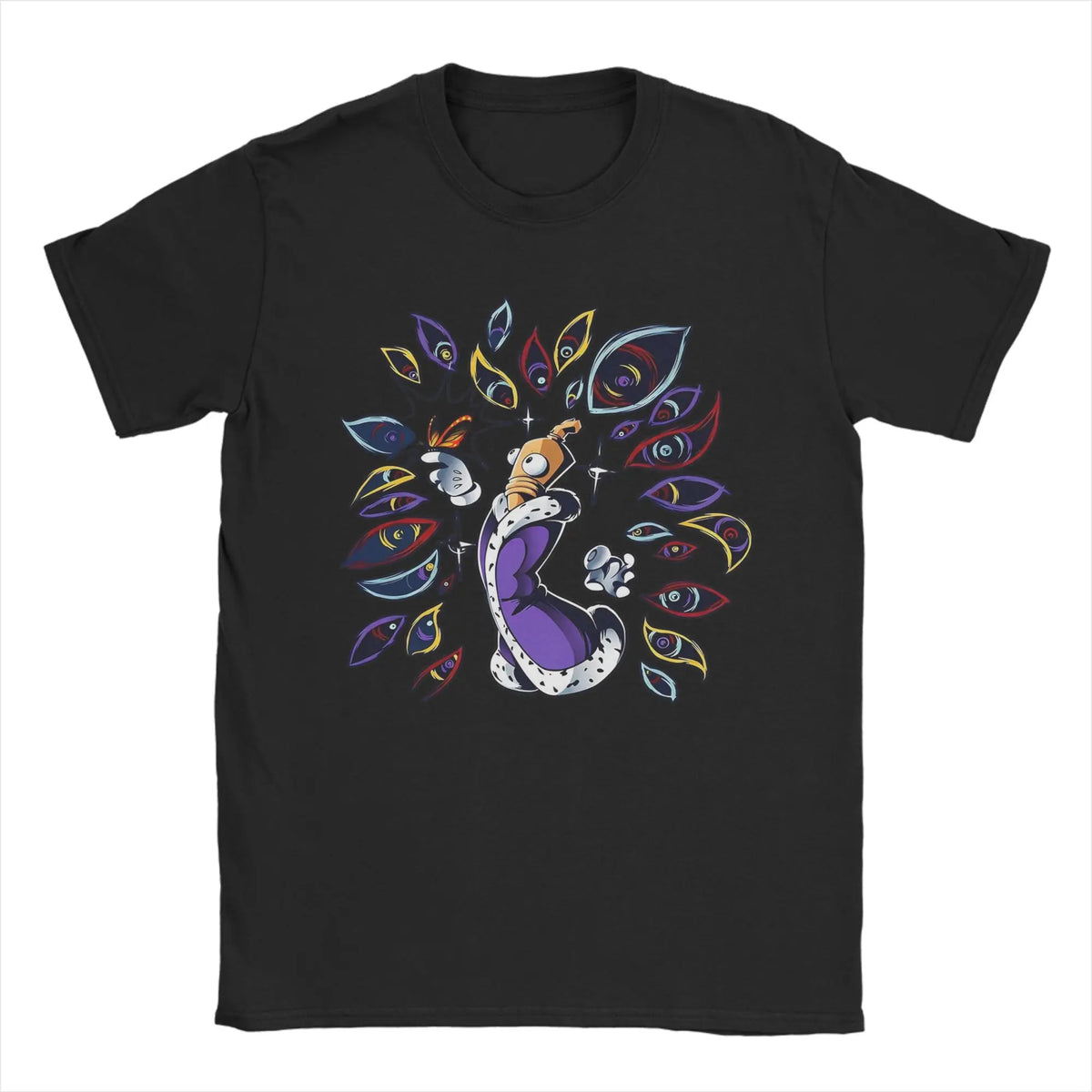 Men T-Shirts Kinger Cartoon Digitals Circus Funny Pure Cotton Tees Short Sleeve T Shirts O Neck Clothing Summer